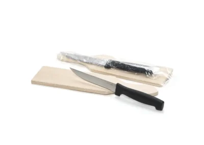 Tabla de embutido con cuchillo